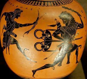 Apollon et Héraclès luttant pour le tripode de Delphes - Musée du Louvre