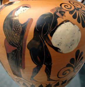 Persephone supervising Sisyphus - Staatliche Antikensammlungen 