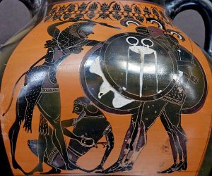 Heracles fighting Geryon - Louvre Museum