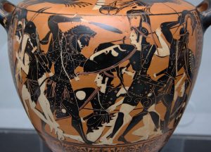 Heracles fighting the Amazons