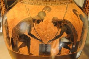 Achilles and Ajax playing game