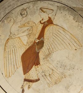Aphrodite on a swan - British Museum