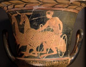 Artémis dans un chariot tiré par des biches - Musée du Louvre