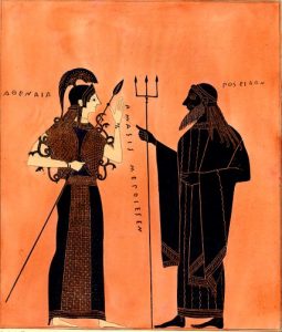 Athéna et Poséidon -Cabinet des Médailles