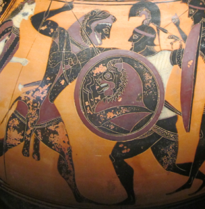 Héraclès combattant Cyknos - Musée du Louvre