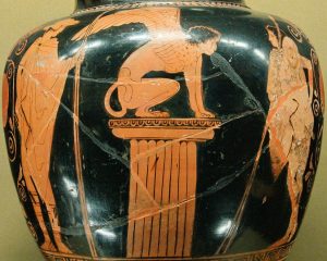 Oedipus and the Sphinge - Louvre Museum