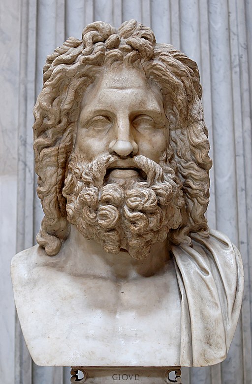 Zeus of Otricoli, Roman copy after a Greek original from the 4th century.