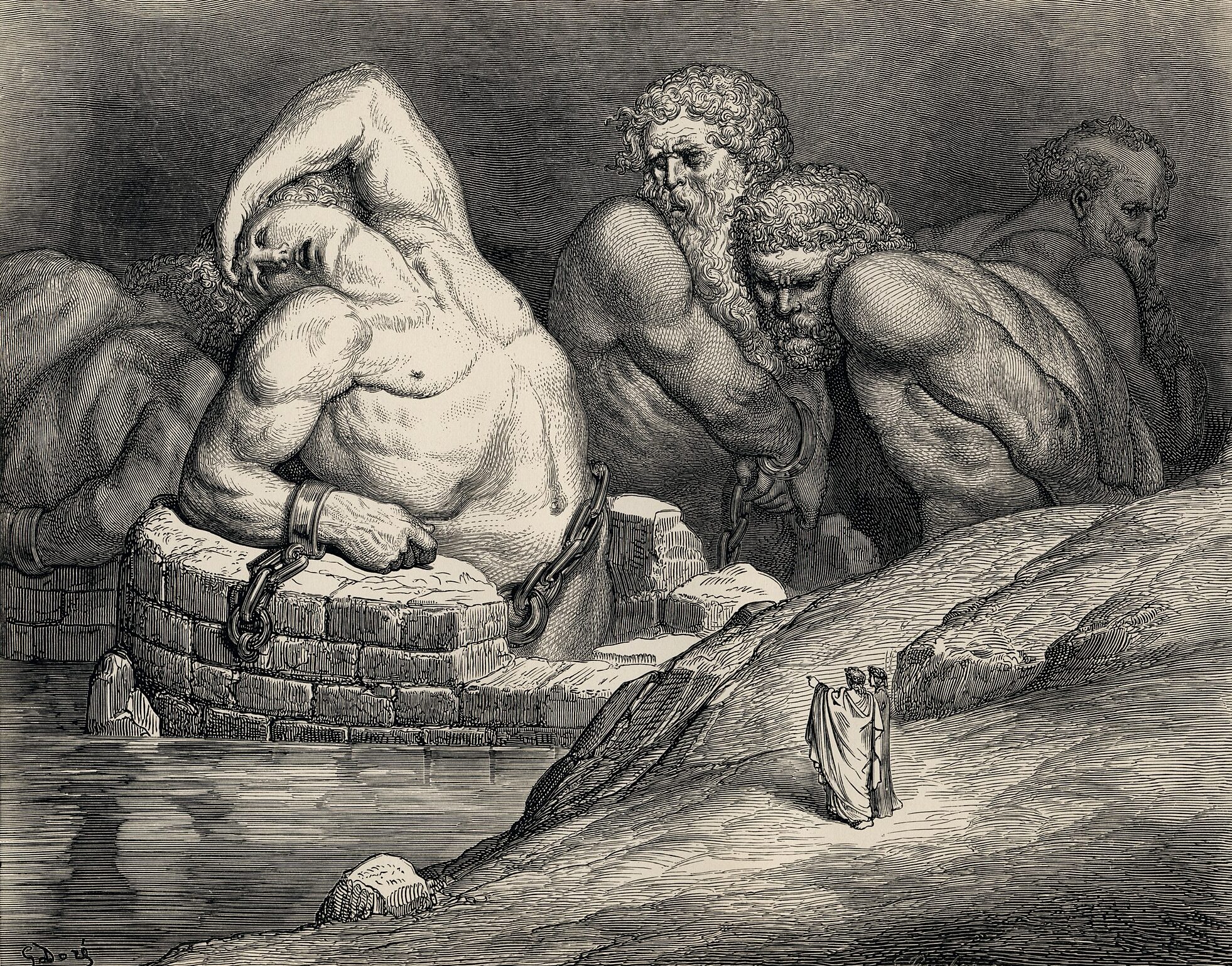 Titans, Gustave Doré, 1857