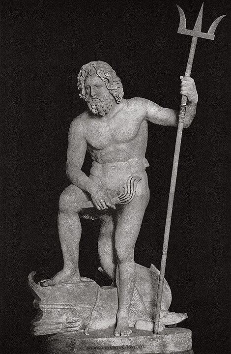 Poséidon du Latran, copie romaine, IIe siècle après J.-C., Musée du Vatican.
