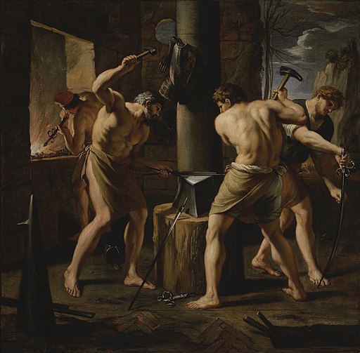 The Forge of Vulcan, François Perrier, ca 1640, Montréal, Musée des Beaux-Arts