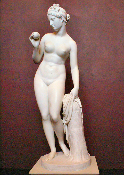 APHRODITE – INTERPRÉTATION 3 Vénus à la pomme, par Bertel Thorvaldsen 1813-16, Musée Thorvaldsens, Copenhague