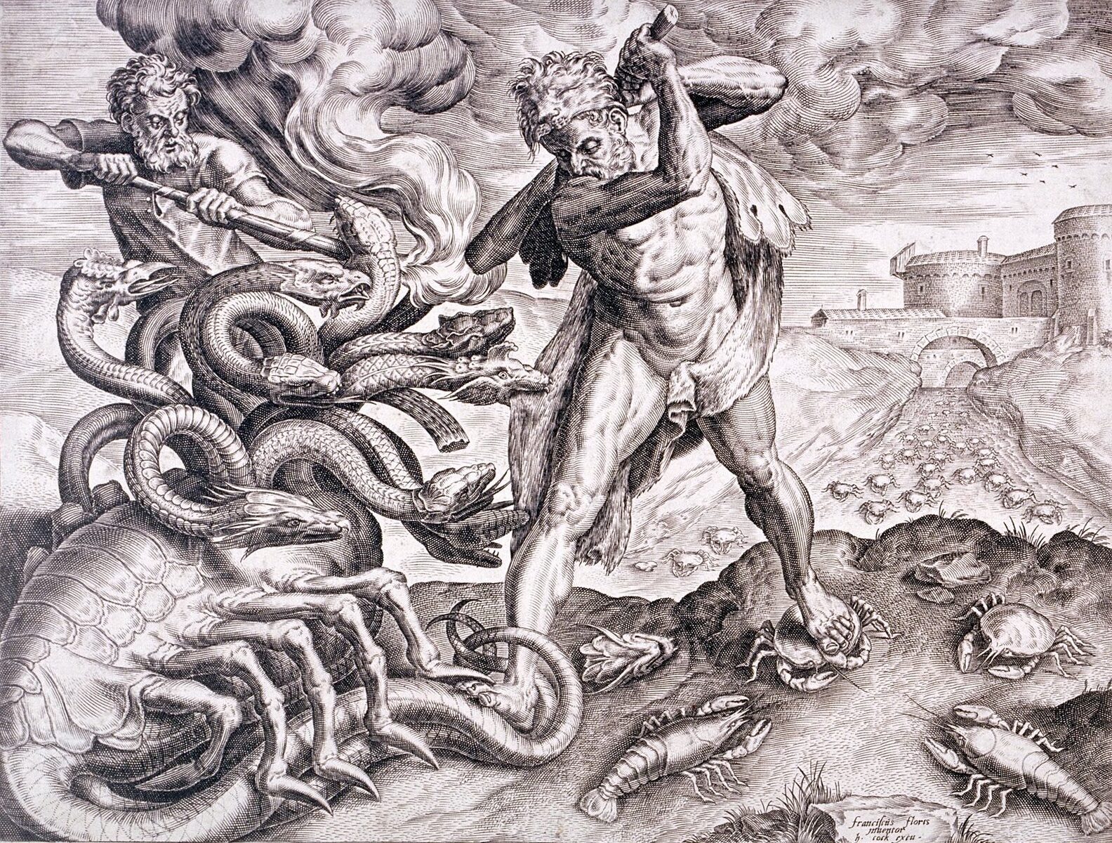 Hercules Slaying the Lernaean Hydra, circa 1565
