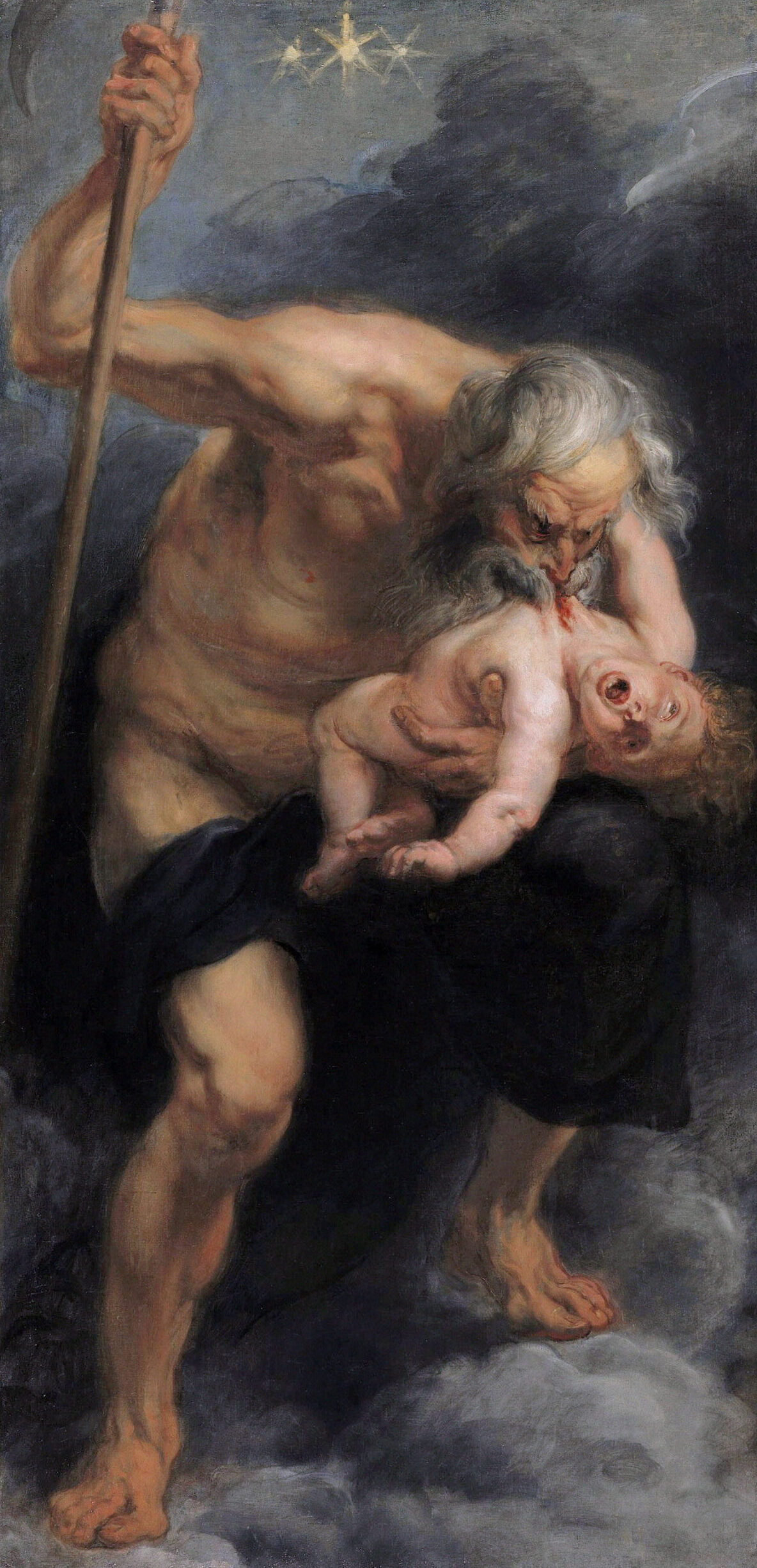 Saturne dévorant son fils, Rubens, 1636-1638, Musée du Prado, Madrid
