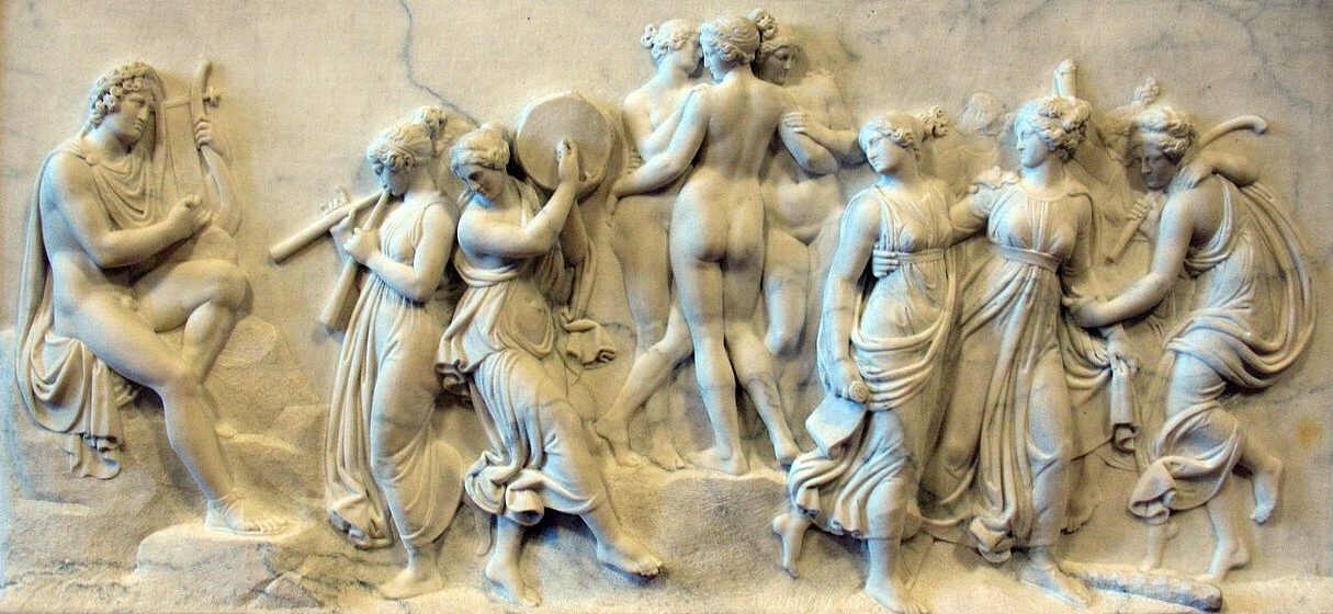 Dance of the Muses on Mount Helicon, 1807, Bertel Thorvaldsen, Alte Nationalgalerie, Berlin