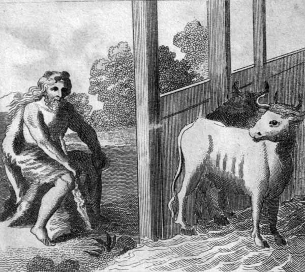 Hercules cleaning the Augean stables. 1808.