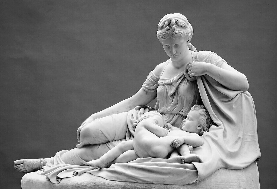 Latona and Her Children, Apollo and Diana, William Rinehart, 1874, Metropolitan Museum of Art, New York