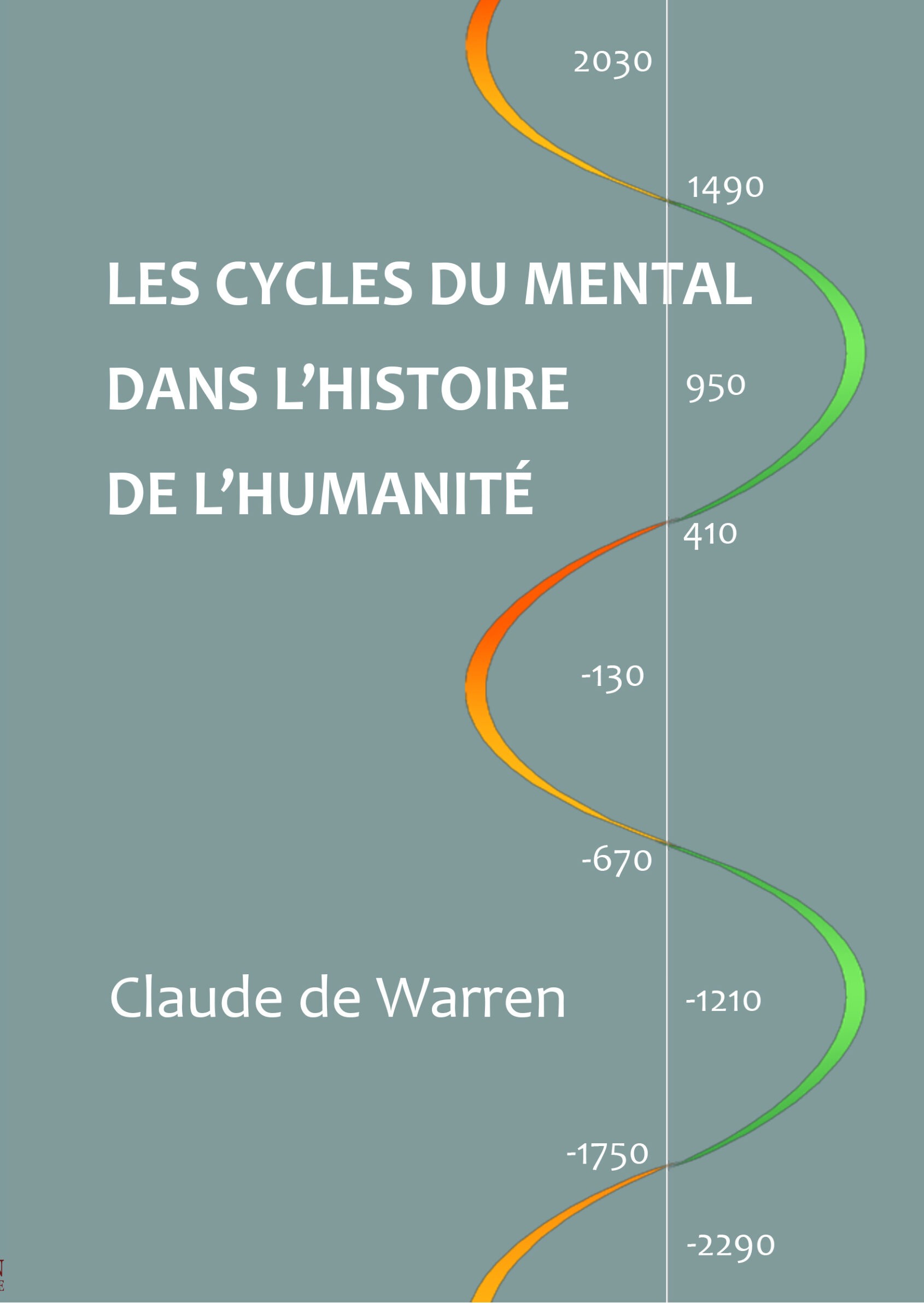 LES CYCLES DU MENTAL 2 Couverture du livre *Les cycles des civilisations* par Claude de Warren